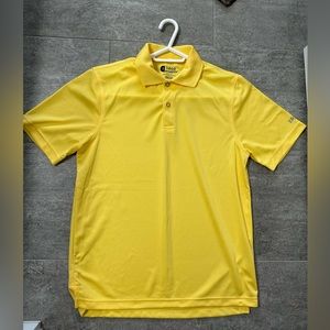 Men’s S Izod Sunshine Yellow Cool FX Golf Shirt
